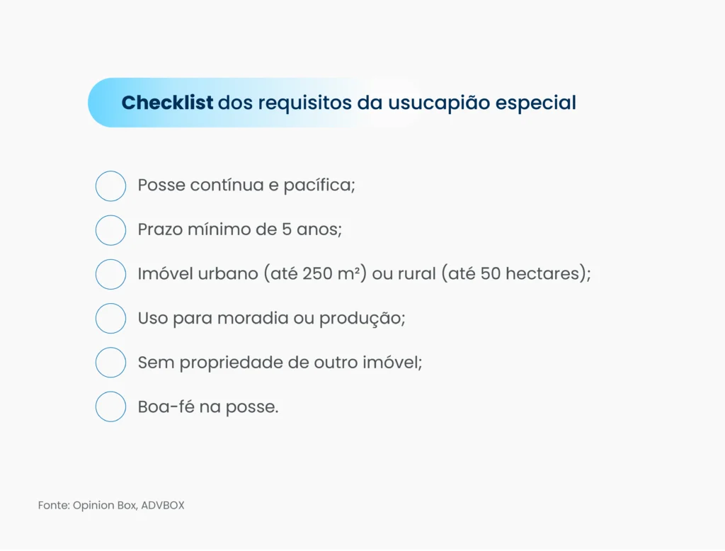 Usucapião Especial
