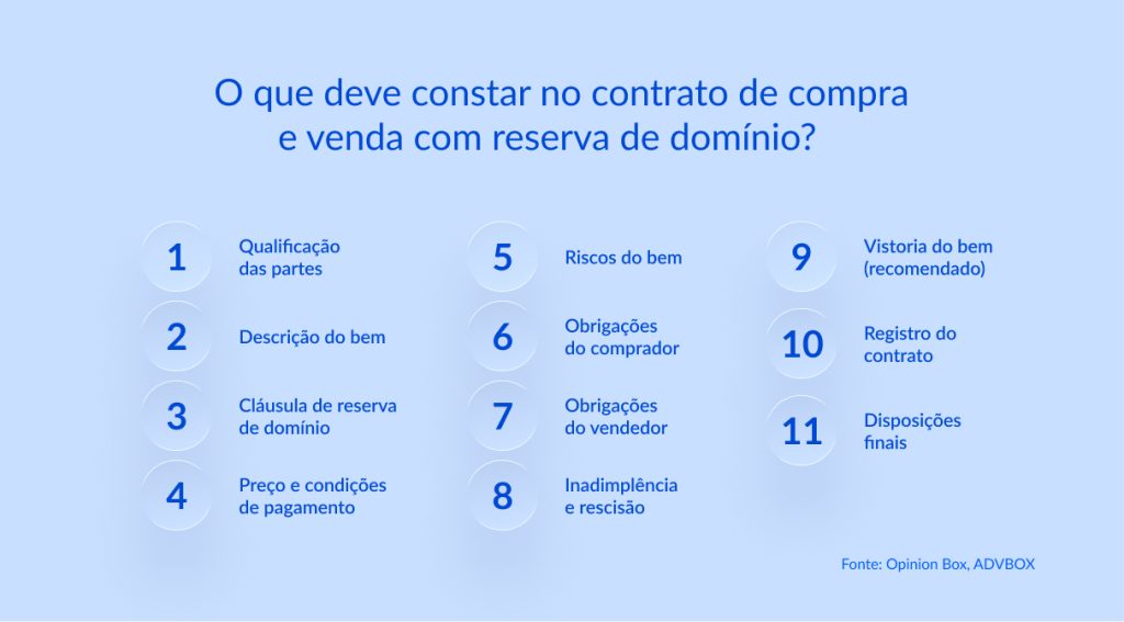 contrato de compra e venda com reserva de domínio