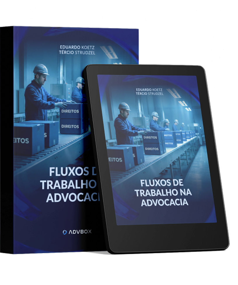 Capa do livro Fluxos de Trabalho na Advocacia, por Tércio Strutzel e Eduardo Koetz