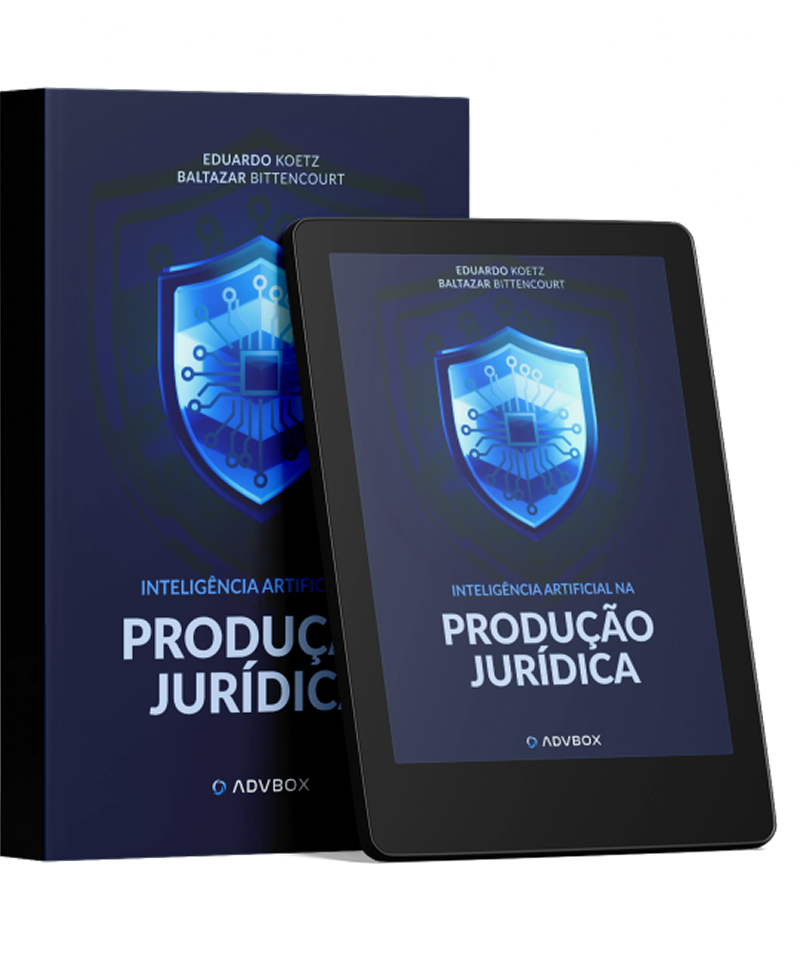 Capa do livro Inteligência Artificial na Produção Jurídica, por Eduardo Koetz e Baltazar Bittencourt